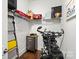 Storage area with a bicycle, shelving, and a ladder at 4625 Piedmont Row Dr # 712, Charlotte, NC 28210