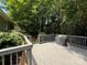 Wooden deck offers ideal outdoor space for entertainment and relaxation at 6007 Crosswood Ct, Charlotte, NC 28215