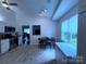 Bright kitchen with tile floors, stainless steel appliances, and a connected dining area at 6007 Crosswood Ct, Charlotte, NC 28215