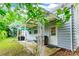 Exterior view of a covered porch featuring decorative metal pillars at 904 Venus St, Kannapolis, NC 28083