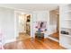 Welcoming mudroom with bench, cabinets and hooks, providing functionality and storage at 904 Venus St, Kannapolis, NC 28083
