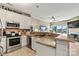 Kitchen with stainless steel appliances, granite countertop, and tile backsplash at 1007 Southwest Dr, Davidson, NC 28036