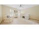 Cozy bedroom with a neutral palette, featuring a bed, chair, and dresser at 10918 Megwood Dr, Charlotte, NC 28277