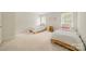 Bedroom with two twin beds and decorative pillows at 10918 Megwood Dr, Charlotte, NC 28277