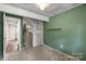 Unfinished basement featuring an open layout and mechanical equipment, offering a blank slate for customization at 1204 May Apple Dr, Matthews, NC 28104