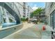 A serene courtyard fountain next to the building, perfect for relaxation and enjoying the outdoors at 1315 East Blvd # 327, Charlotte, NC 28203