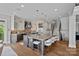 Gourmet kitchen with a large island, stainless steel appliances, and custom cabinetry at 18007 Harbor Light Blvd, Cornelius, NC 28031
