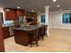 Spacious kitchen with large island, stainless steel appliances, and abundant cabinet space at 209 Falcon Dr, Concord, NC 28025