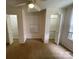 This bedroom has two closets and two windows for lots of natural light at 2411 Rebecca Ave, Charlotte, NC 28208