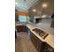 Stylish kitchen showcasing granite countertops, stainless steel appliances, and gray subway tile backsplash at 2810 Shumard Dr, Gastonia, NC 28054