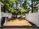 Backyard with privacy fence creating an ideal outdoor space at 3414 Broadwick St, Charlotte, NC 28213