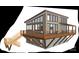 Modern two-story home with a spacious deck and large windows, offering ample natural light at 3565 Big Timber Dr, Sherrills Ford, NC 28673