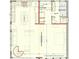 Floor plan featuring kitchen, living room, bedroom, bath, laundry and stacked sliding glass door at 3565 Big Timber Dr, Sherrills Ford, NC 28673