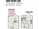 Detailed floor plan showcasing the layout of the first and second floors of the home at 4068 Sherri Ln, Fort Mill, SC 29715