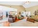 Inviting living room with hardwood floors, a vaulted ceiling and neutral paint at 4313 Wynborough Ln, Charlotte, NC 28269