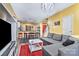 Inviting living space with open kitchen access, ideal for Gathering gatherings and entertaining guests at 460 Clouds Way, Rock Hill, SC 29732