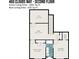 Detailed second-floor plan featuring a bedroom, bathroom, and exercise room at 460 Clouds Way, Rock Hill, SC 29732