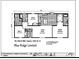 Detailed floor plan showing the layout of a spacious home with bedrooms, kitchen, living room, and bathrooms at 5707 S Rocky River Rd, Monroe, NC 28112