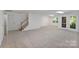 Finished basement is spacious and has walkout access to the backyard at 8900 Cumbria Ct, Huntersville, NC 28078