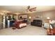 Spacious living room featuring neutral carpet, two sofas and an open floorplan at 903 Von Buren Blvd, Rock Hill, SC 29730