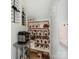 Well-organized pantry with shelving for storage and easy access to kitchen essentials at 9730 White Frost Rd, Charlotte, NC 28277