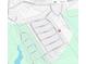 An aerial view shows the neighborhood layout, street names, and nearby wooded areas at 2532 Blue Moss Dr, Dallas, NC 28034