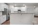 Contemporary kitchen design with stainless steel appliances and a breakfast bar at 2532 Blue Moss Dr, Dallas, NC 28034