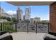 Balcony view overlooking the city skyline at 300 W 5Th St # 617, Charlotte, NC 28202