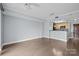 Spacious living room featuring an open floor plan with views of the kitchen and entryway at 300 W 5Th St # 617, Charlotte, NC 28202