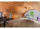 Spacious finished attic with wooden ceilings, ample natural light and a versatile floor plan at 360 Lake Landing Dr, Salisbury, NC 28146