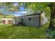 Spacious backyard with a mix of brick and siding at 4413 Tillman Rd, Charlotte, NC 28208