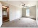 Bedroom featuring ceiling fan and natural light at 5321 State Line Rd, Marshville, NC 28103