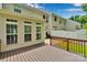 Spacious wood deck, perfect for outdoor entertaining, with lush green lawn at 6000 Boathouse Ln # C, Cramerton, NC 28032