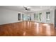 Spacious living room with hardwood floors and bright natural light at 6259 River Cabin Ln, Charlotte, NC 28278