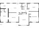 Floor plan layout of home showing the relationship between all the rooms at 7812 Old Concord Rd, Salisbury, NC 28146