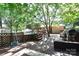 Spacious deck with built-in swimming pool overlooking a scenic backyard at 121 Pelham Ln, Fort Mill, SC 29715