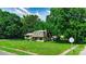 Suburban home with manicured front lawn, dormer windows, and mature trees at 121 Pelham Ln, Fort Mill, SC 29715