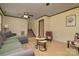 Comfortable living room features plush seating and lots of natural light at 121 Pelham Ln, Fort Mill, SC 29715