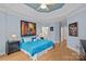 Spacious main bedroom with a decorative tray ceiling, and access to the ensuite bathroom at 15724 Eagleview Dr, Charlotte, NC 28278