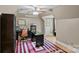 Home office featuring sleek furniture, stylish decor, and abundant natural light, perfect for productivity at 15724 Eagleview Dr, Charlotte, NC 28278