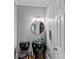 Stylish powder room features a modern glass sink and updated fixtures, all in a compact space at 15724 Eagleview Dr, Charlotte, NC 28278