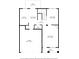 Detailed floor plan showcasing the layout of the home including the kitchen, dining area, and living room at 3734 Stanley Creek Dr, Mount Holly, NC 28120