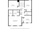 Upstairs floor plan featuring the primary bedroom, additional bedrooms, bathrooms and a walk-in closet at 3734 Stanley Creek Dr, Mount Holly, NC 28120