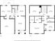 Complete home floor plans, showing the layout of both the first and second floors of the property at 3734 Stanley Creek Dr, Mount Holly, NC 28120