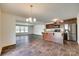 Spacious eat-in kitchen featuring stainless steel appliances and a kitchen island at 3855 Tersk Dr, Midland, NC 28107
