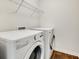 Laundry room with modern washer and dryer at 3855 Tersk Dr, Midland, NC 28107