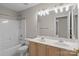 Bathroom with double sinks and bathtub at 4519 Rock Stream Dr, Charlotte, NC 28269