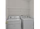 Laundry room with front loading washer and dryer at 4519 Rock Stream Dr, Charlotte, NC 28269