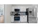 Kitchen with stainless steel appliances and ample cabinet space at 6017 Millbury Ct, Charlotte, NC 28211