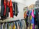 A large walk-in closet provides lots of storage space at 705 Torrey Pines Ln, Fort Mill, SC 29715